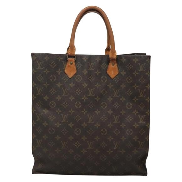 LOUIS VUITTON Monogram Sac Plat Hand Bag M51140 - Picture 2 of 12